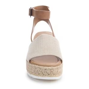 Women's Soda Topic Platform Sandals Espadrilles Size 6